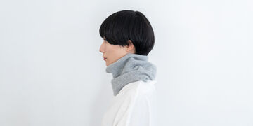 WOOL SNOOD 그레이,Gray, small image number 2