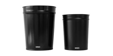 Tapered Waste Basket,Gray, small image number 3