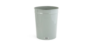 Tapered Waste Basket,Gray, small image number 0