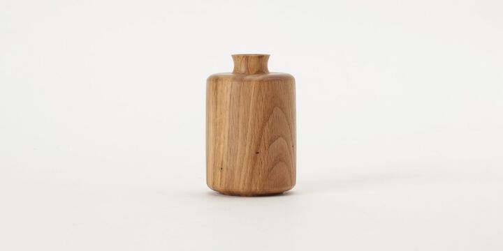 Wooden Flower Vase "Cylinder",, medium