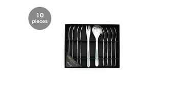 Sori Yanagi 10-Piece Tea Spoon and Hime Fork Set,, small image number 0