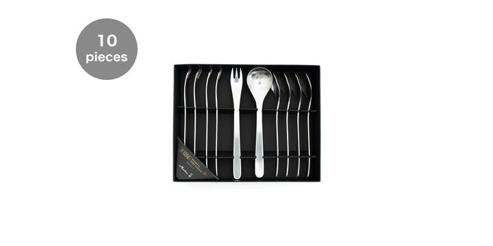 Sori Yanagi 10-Piece Tea Spoon and Hime Fork Set