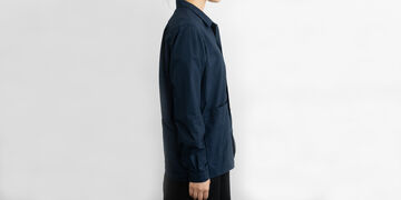 백 포켓 셔츠,Navy, small image number 4