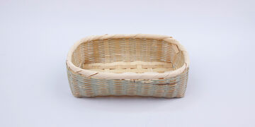 Bamboo Crafts Basket Square M,, small image number 1