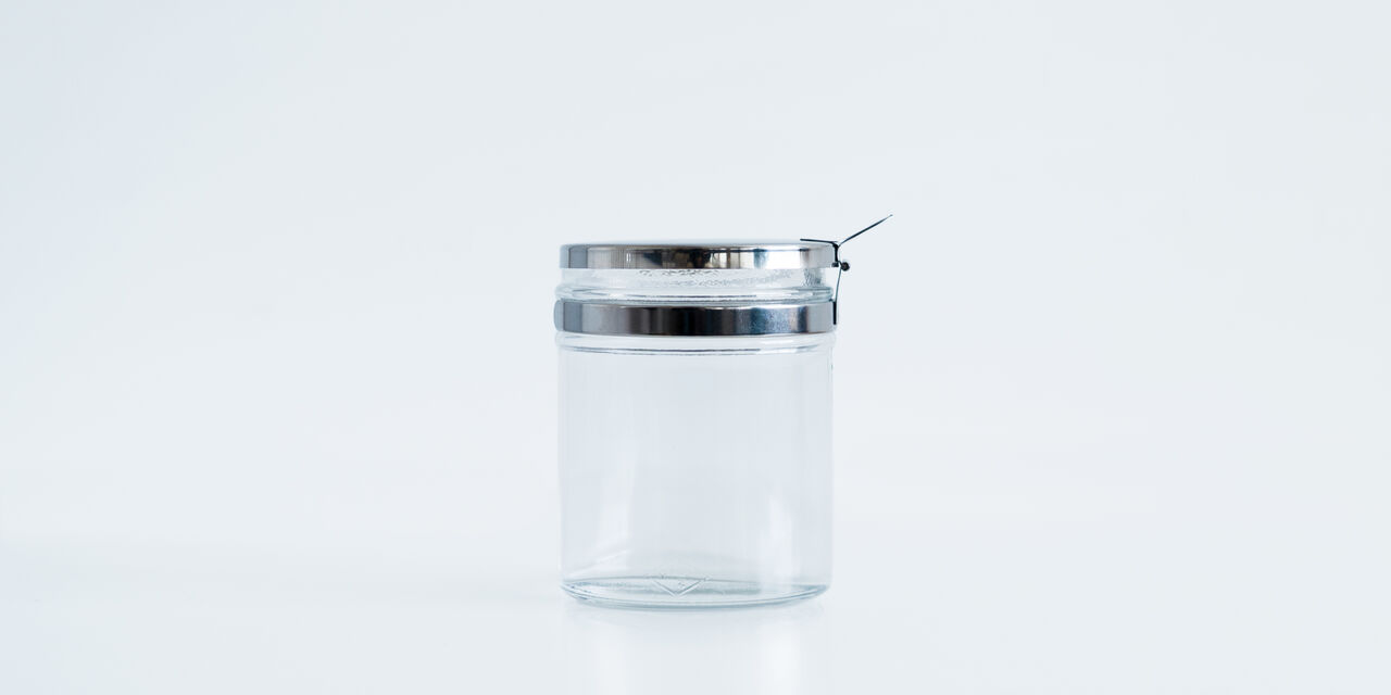 Glass Jar Clear M,CL, large image number 0