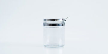 Glass Jar Clear M,Clear, small image number 0