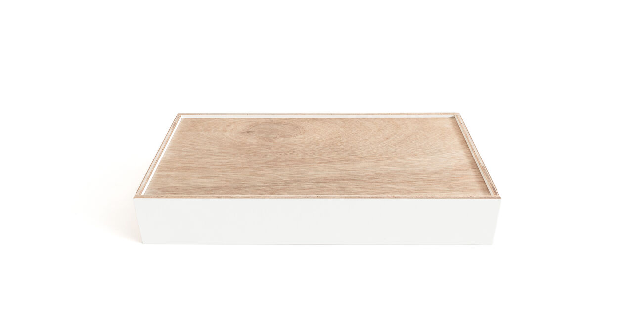LAUAN SHELVES WHITE 06 / 라왕쉘브 화이트 06,White, large image number 2
