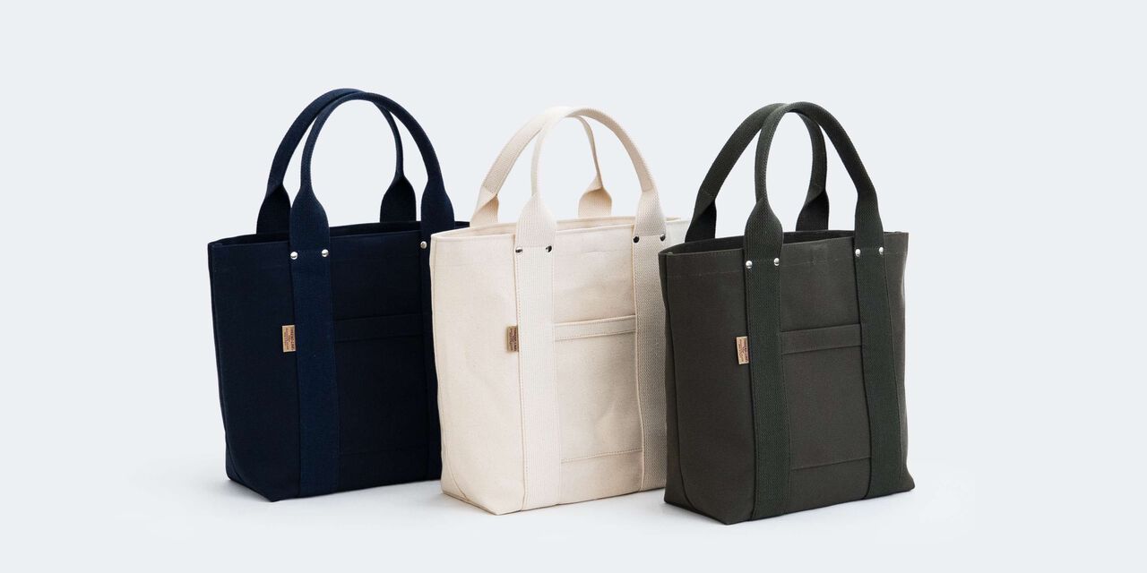 Heavy Canvas Tote / White / M,White, large image number 9