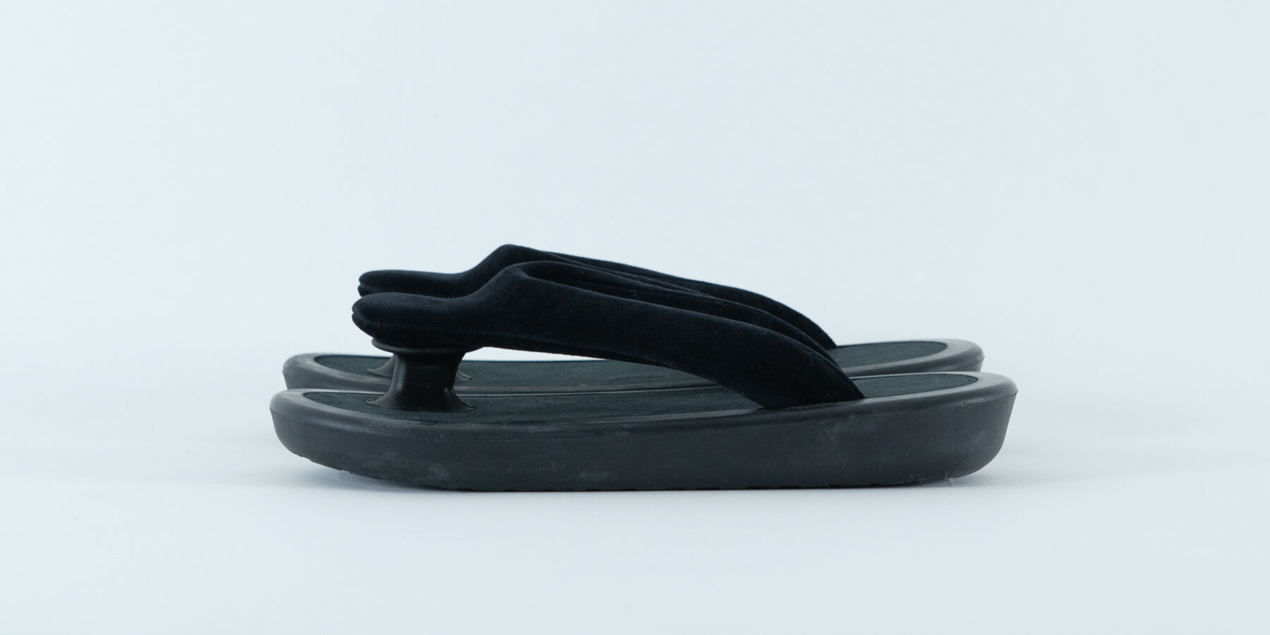 JOJO Sandals Black strap Artificial leather Insole