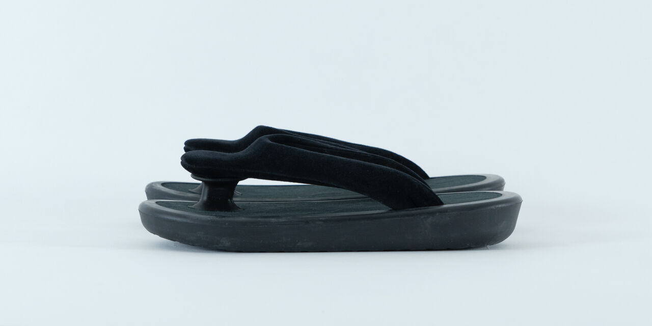 JOJO Sandals Black strap/Artificial leather Insole,Black, large image number 0