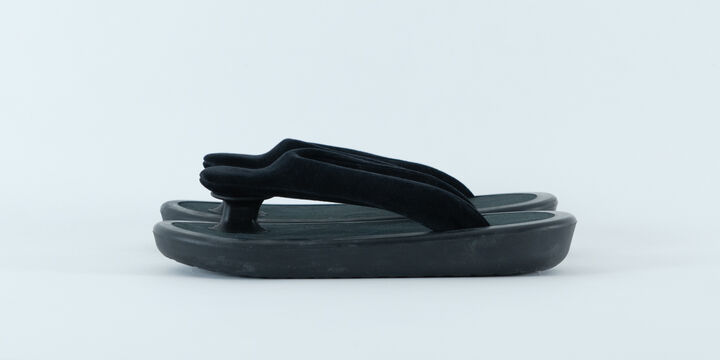 JOJO Sandals Black strap/Artificial leather Insole
