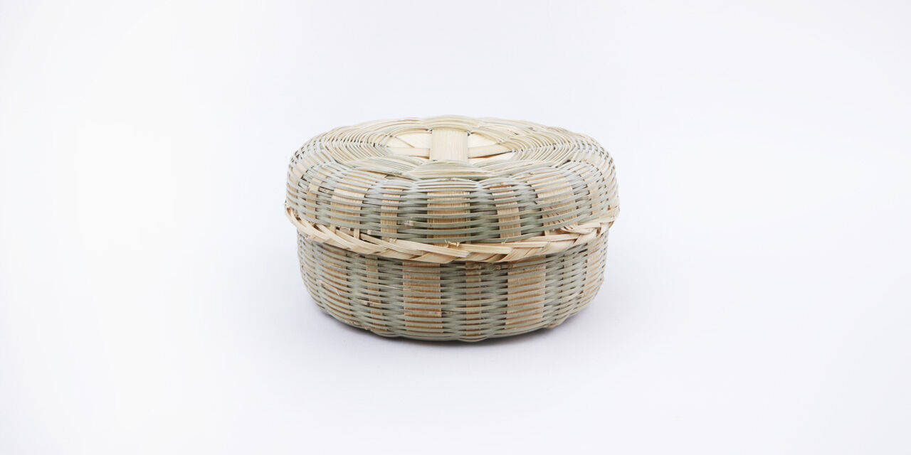 Bamboo Crafts Basket Round M,, large image number 0