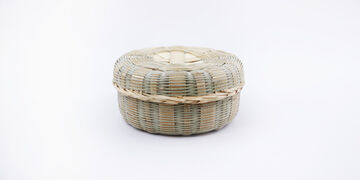 Bamboo Crafts Basket Round M,, small image number 0