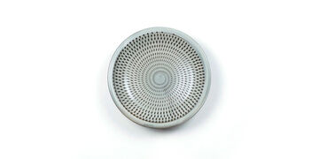 Tetsuzo Ota Pottery Ceramic Plate 6 Inch White,, small image number 0