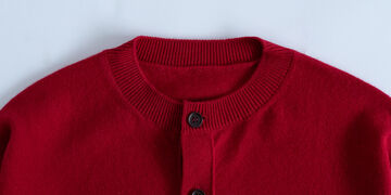 CREW NECK CARDIGAN 레드 L,Red, small image number 4