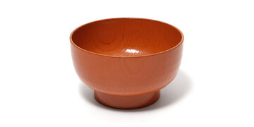 Ichinowan Urushi Bowl Vermilion,Orange, small image number 1