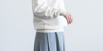 COTTON SWEATER 아이보리 M,Ivory, small image number 4