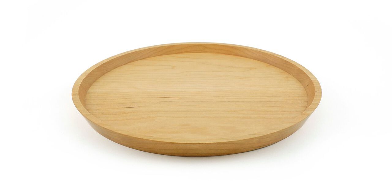 Wooden Tray Round,, large image number 1