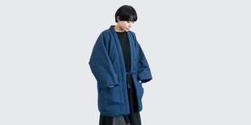 HANTEN, Japanese style short coat Traditional stripe,Traditional Stripe, small image number 5
