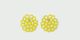Glass Beaded Earrings Mum,Yellow, swatch