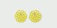 Glass Beaded Earrings Mum,Yellow, swatch