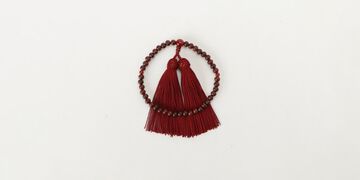 Prayer Rosary Red Tassel S,Red, small image number 1