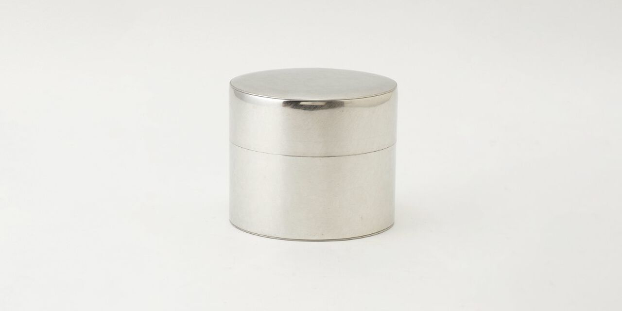 SyuRo Round Tin Container L,, large image number 0