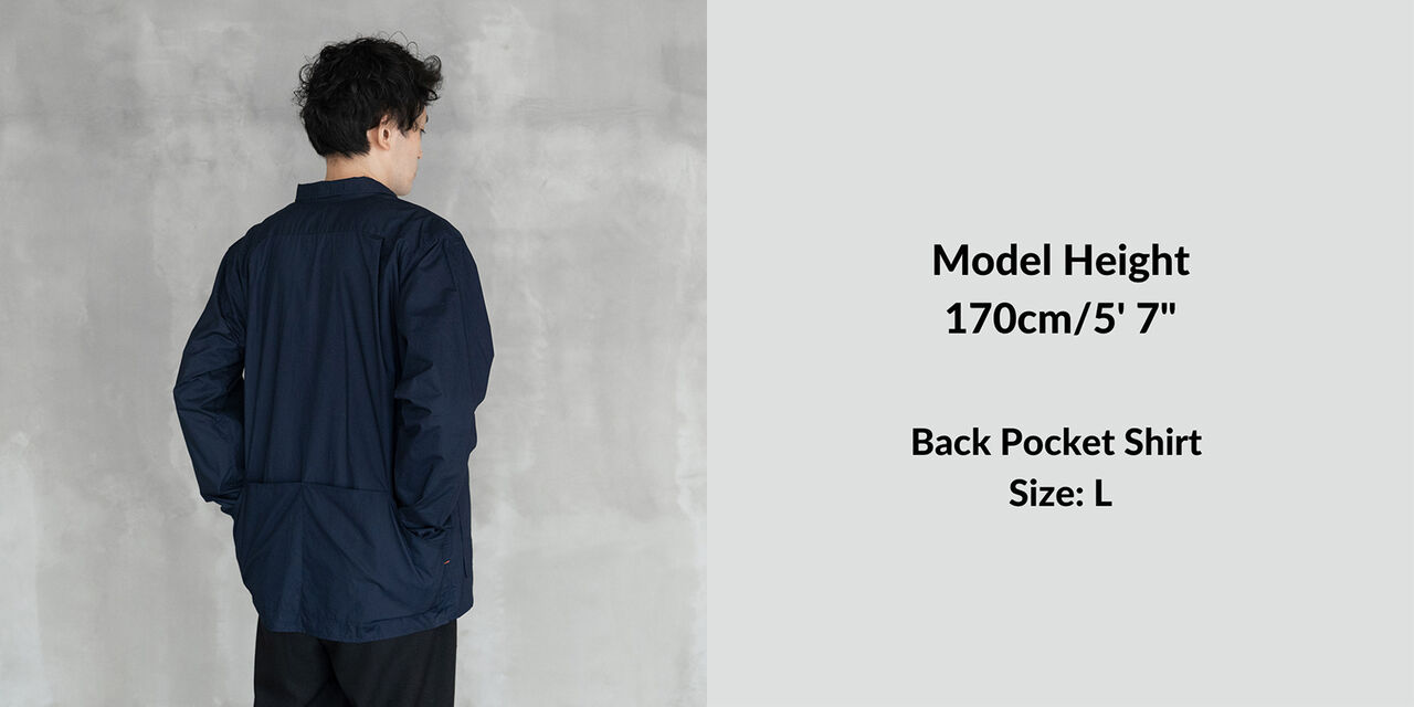 Back Pocket Shirt,Navy, large image number 8