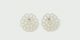 Glass Beaded Earrings Mum,White, swatch