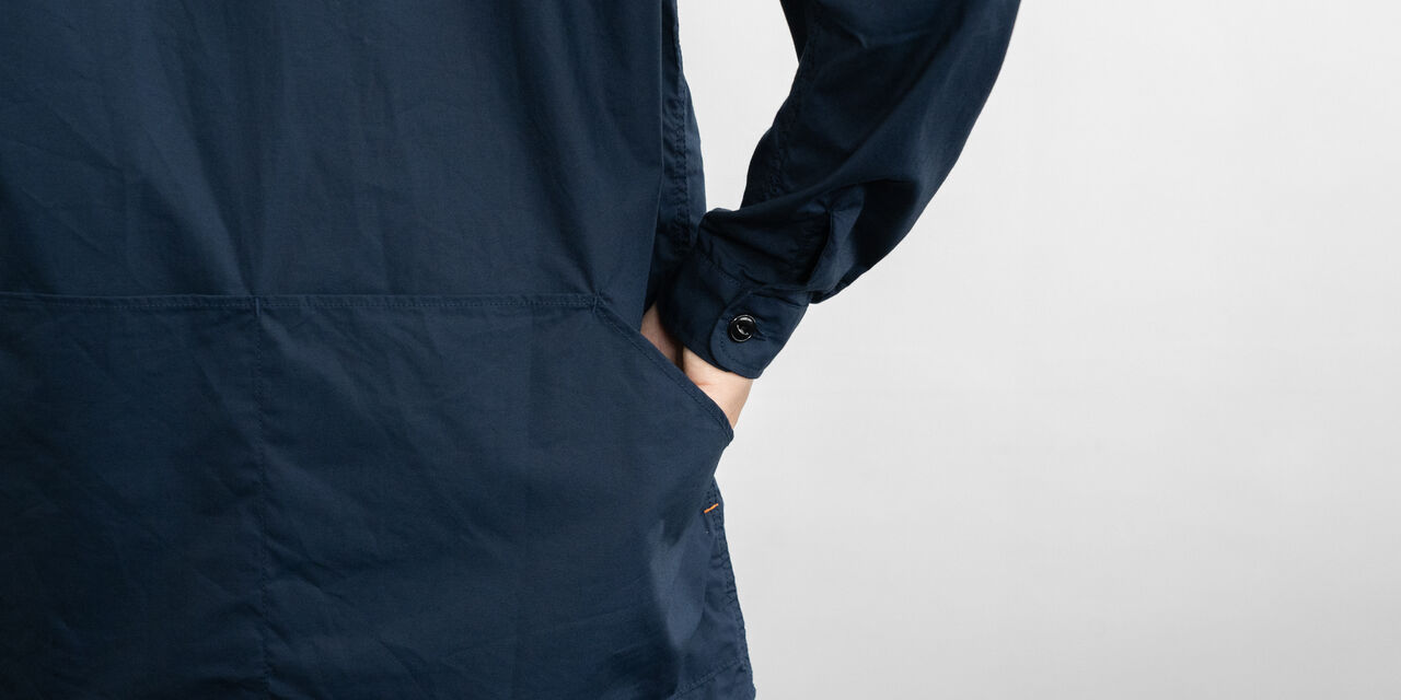 Back Pocket Shirt,Navy, large image number 3