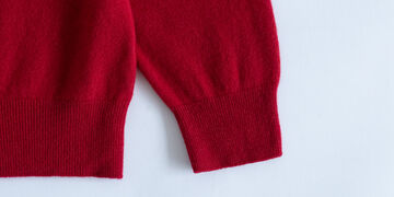 Wool Crewneck Cardigan,Red, small image number 5