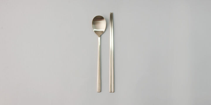 Brasswear Spoon/Chopsticks set for one person