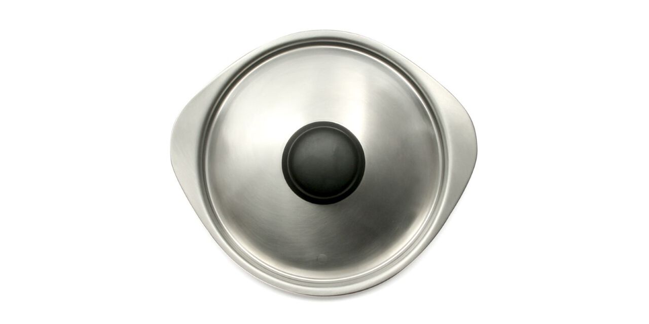 Sori Yanagi Stainless Steel Lid for Milk Pan,, large image number 0