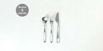 SUNAO 5-Piece Stainless Steel Brunch Cutlery Set,, small image number 0