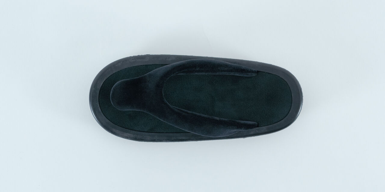 OJOJO 01 / Black Strap / Artificial Leather Insole,Black, large image number 2