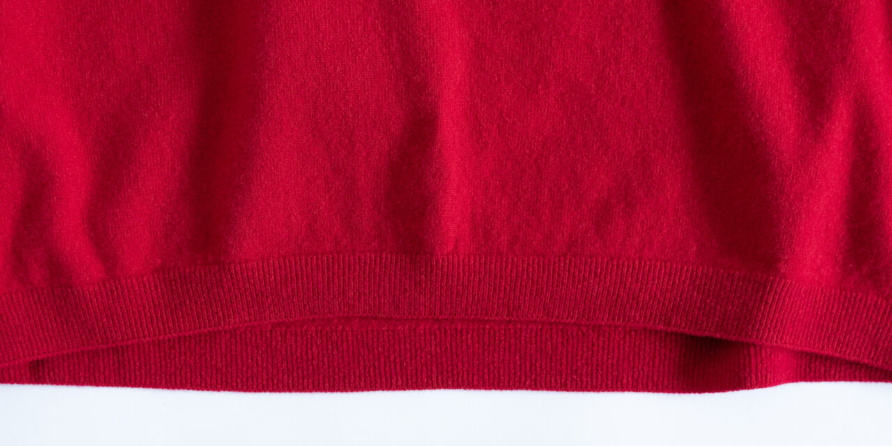 Wool Crewneck Sweater,Red, large image number 5