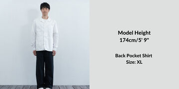 Back Pocket Shirt,White, small image number 7