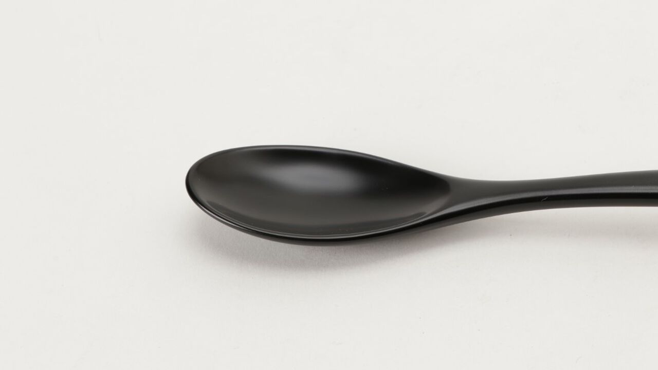 Urushi Spoon Black,Black, large image number 2