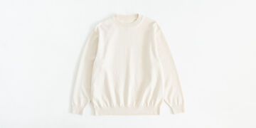 COTTON SWEATER 아이보리 M,Ivory, small image number 0