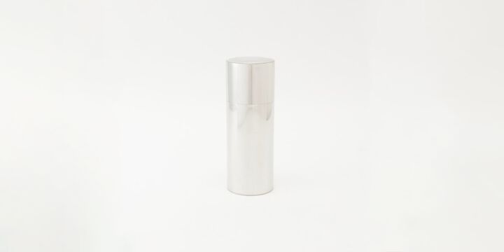 Round Tin Container Long,, medium