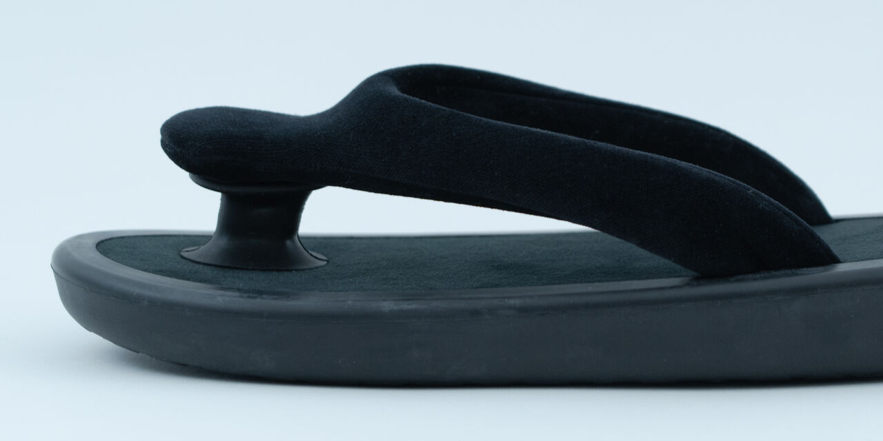 JOJO Sandals Black strap/Artificial leather Insole,Black, large image number 5