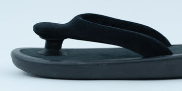 OJOJO 01 / Black Strap / Artificial Leather Insole,Black, small image number 5