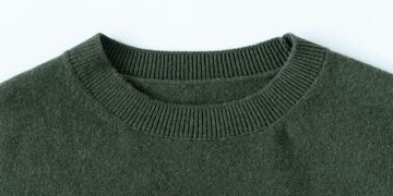 CREW NECK WOOL SWEATER 다크 그린 S,다크 그린, small image number 3