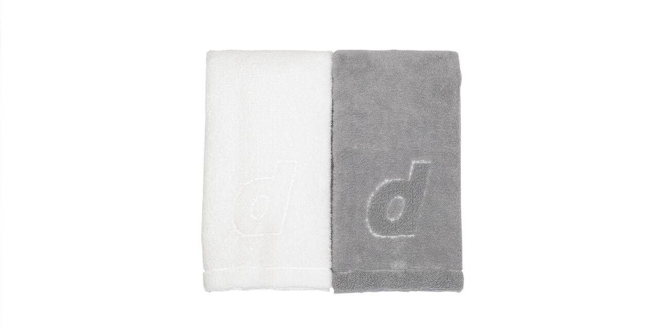 d room Organic Cotton Face Towel,White, large image number 3