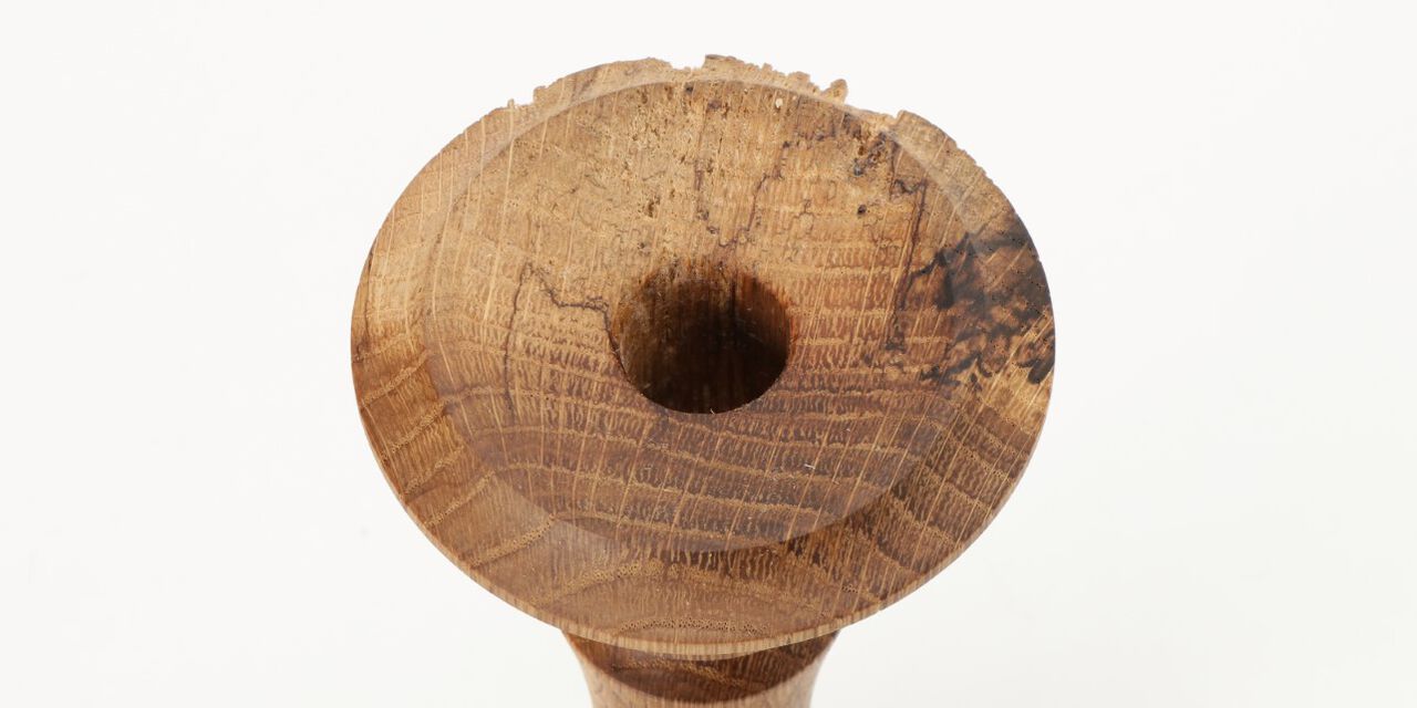Wooden Flower Vase ”Bobbin”,, large image number 2