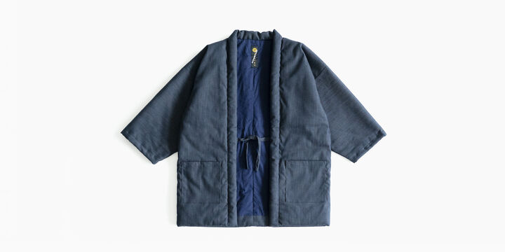 HANTEN, Japanese style short coat Soft denim,Soft Denim, medium