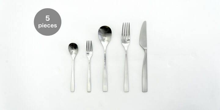 5-Piece Stainless Steel Cutlery Set,, medium