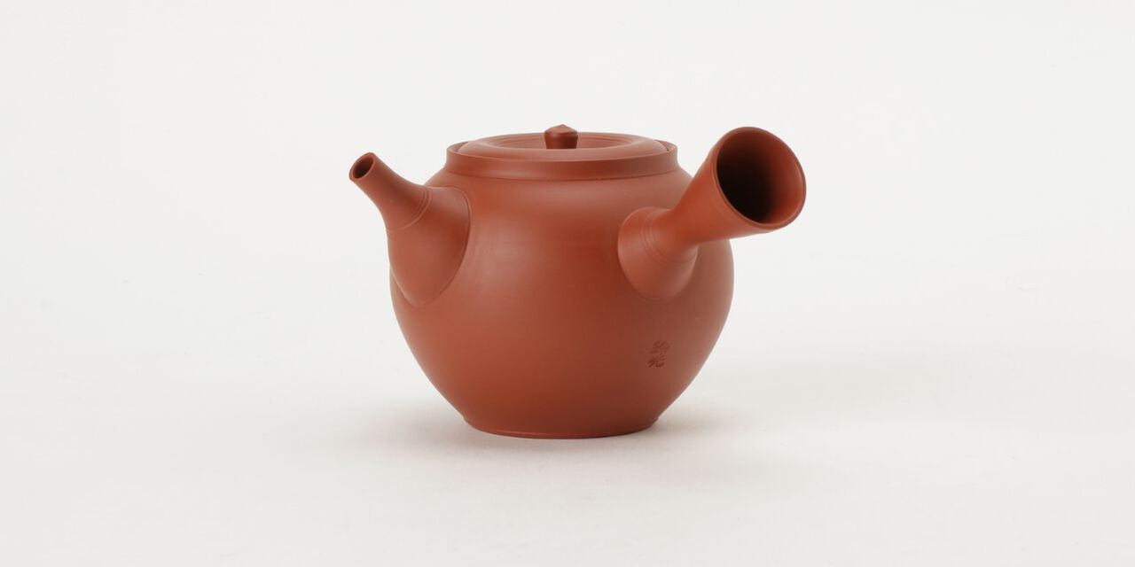 鲤江广日本茶壶,Red, large image number 0