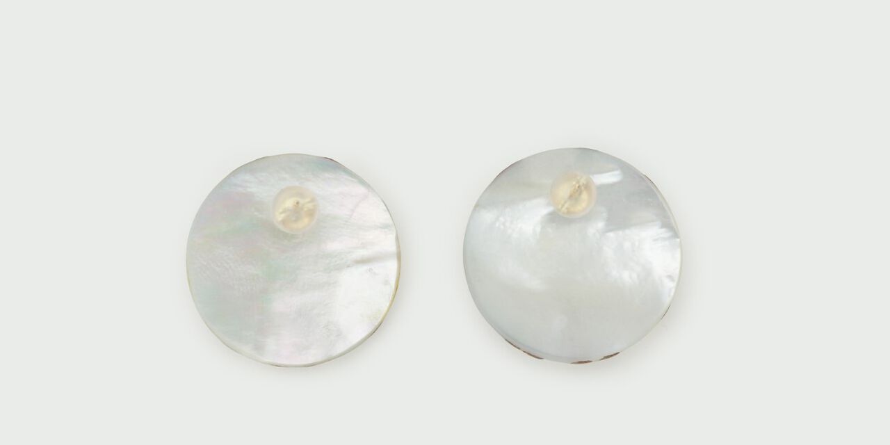 Maki-e Lacquer Art Earrings "Morrocan" Round,, large image number 5