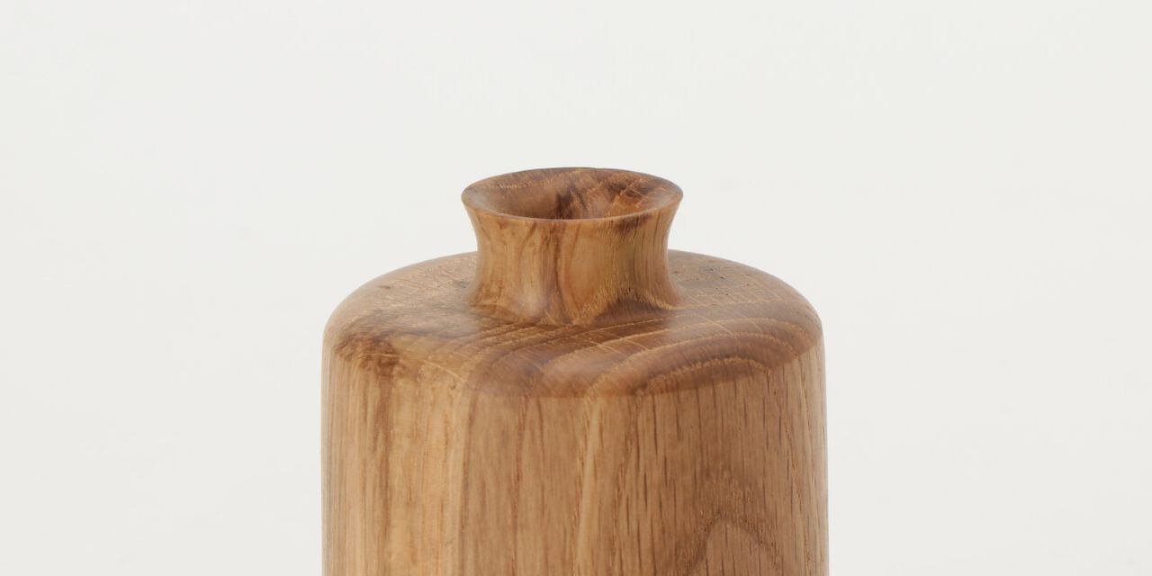 Wooden Flower Vase "Cylinder",, large image number 1